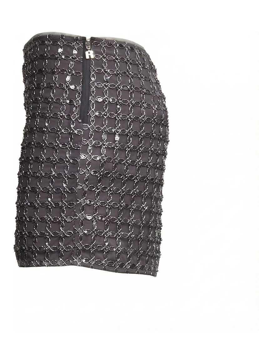 Matilda Beaded Mini Skirt