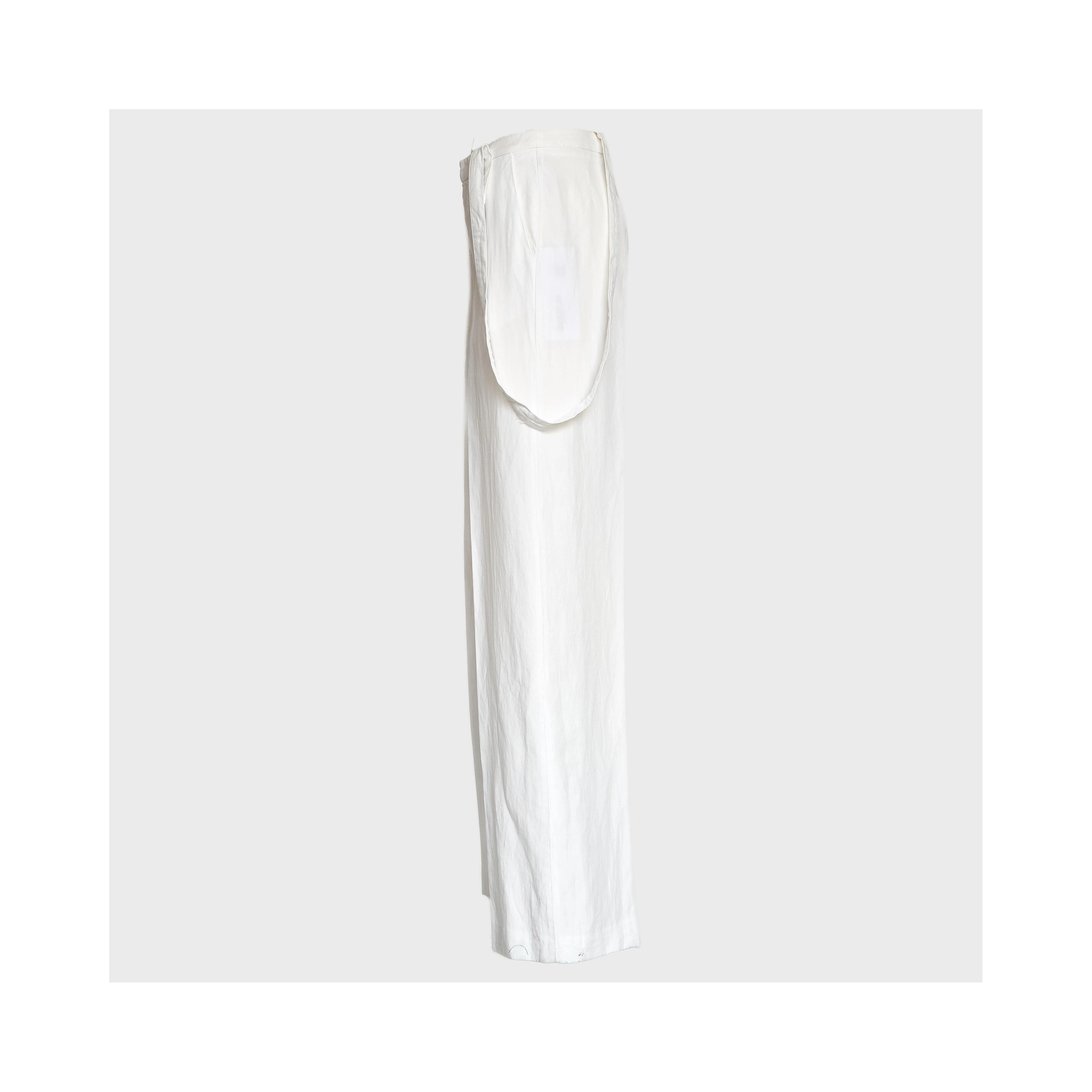 Pantaloni Tecla Wide Leg In Lino Lyocell