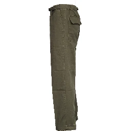 Pantaloni Lunghi In Gabardina Vintage Fatigue