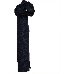 Ruby Jacquard Midi Puff Long Dress