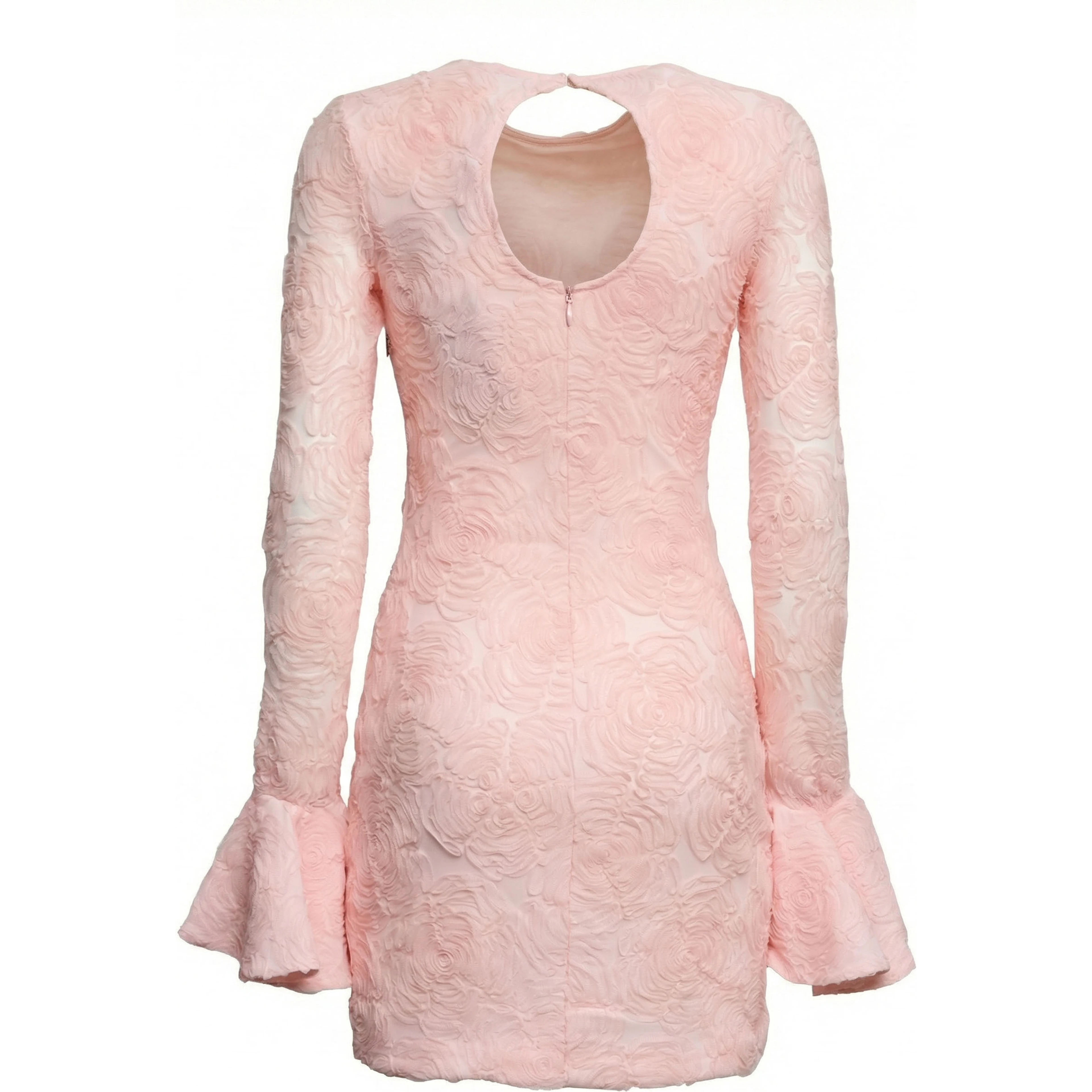 Rosana Mesh Frill Mini Dress