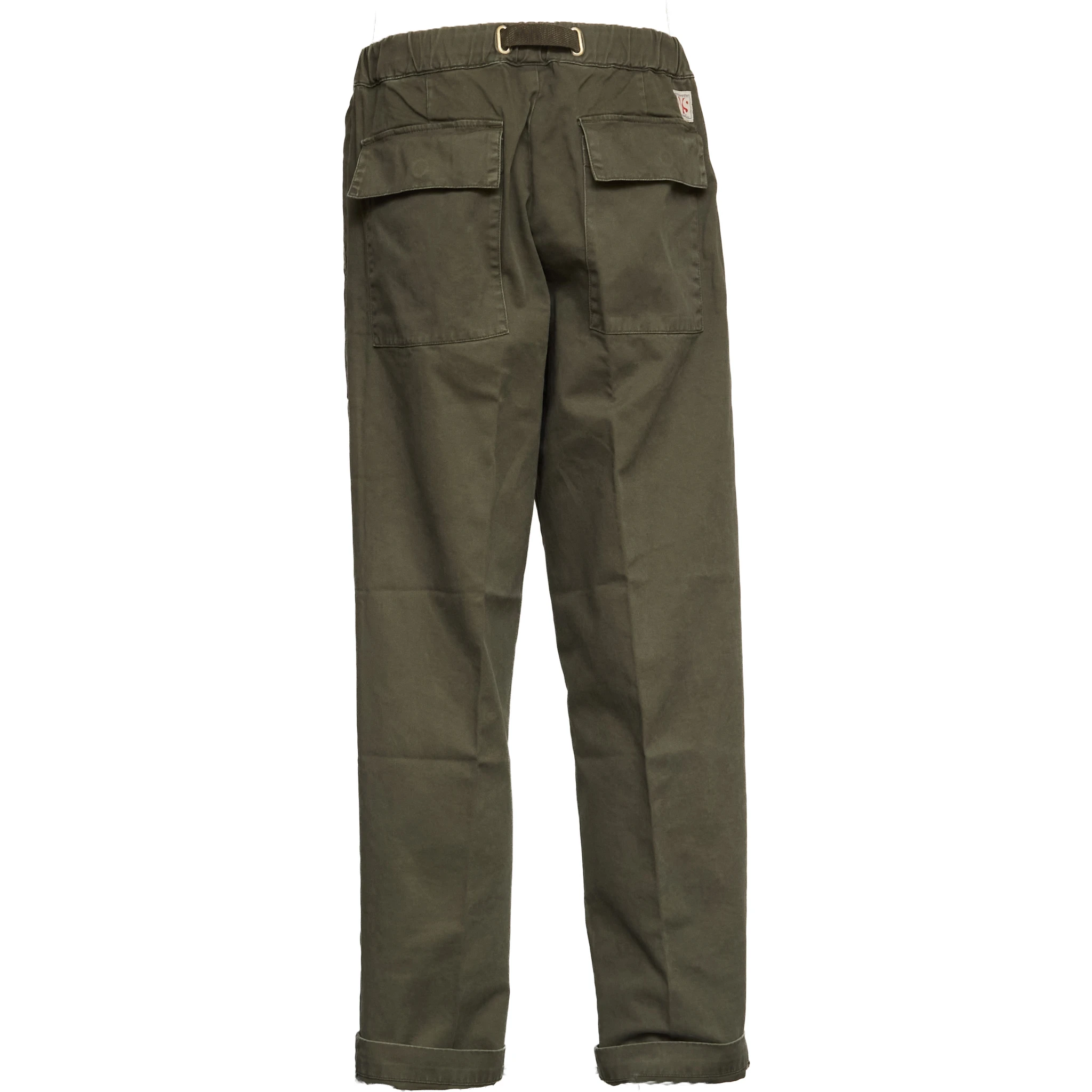 Pantaloni Lunghi In Gabardina Vintage Fatigue