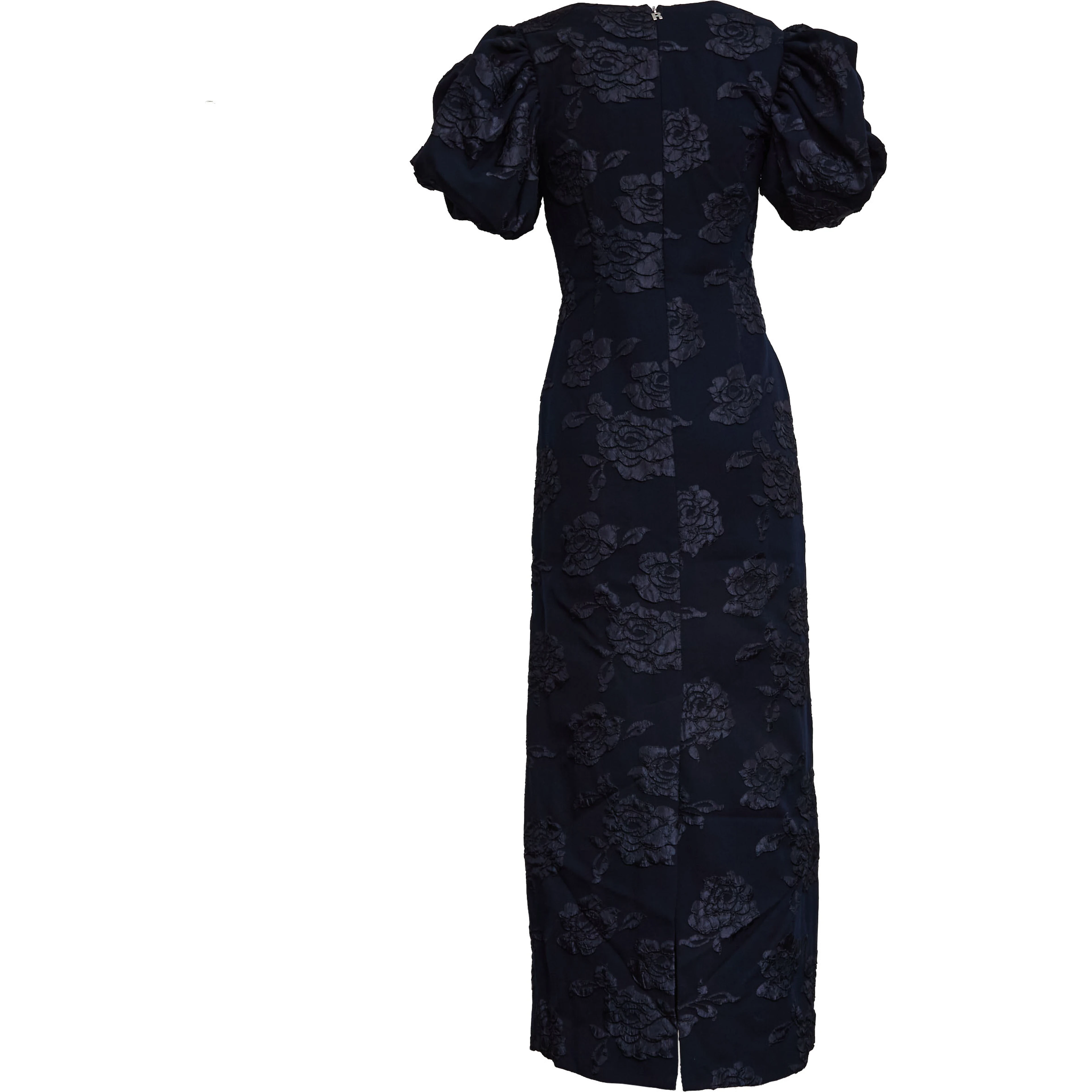 Ruby Jacquard Midi Puff Long Dress