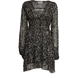 Loriena Crinkled Chiffon Dress