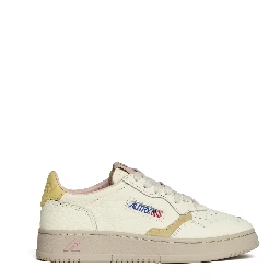 Sneakers Medalist Low In Pelle, Suede Elephant