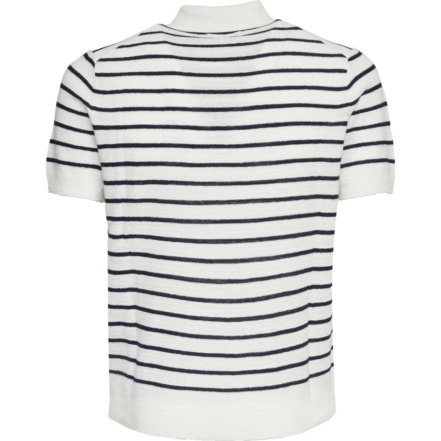 Maglia Polo A Righe Manica Corta