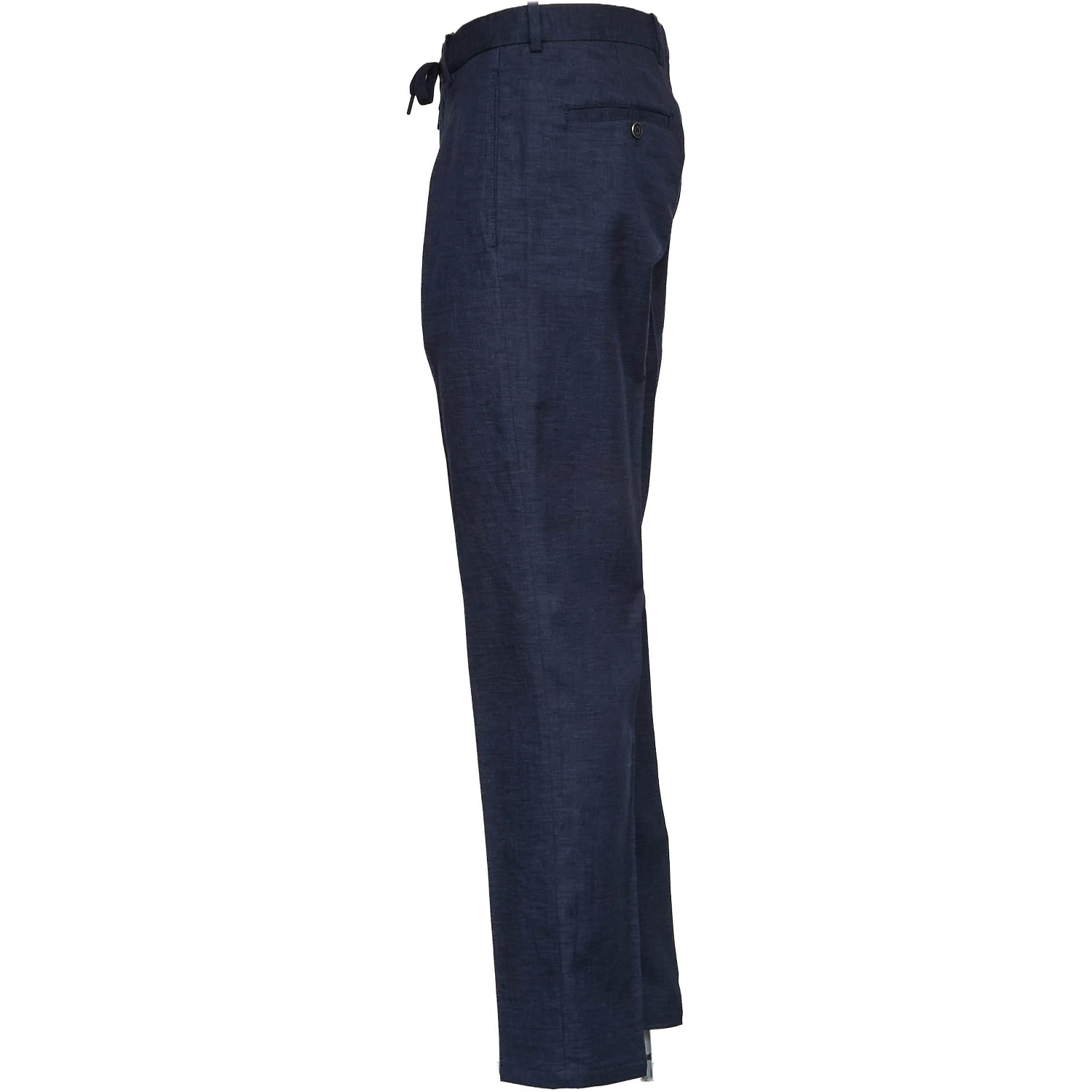 Pantaloni In Piquet Cotone, Lino