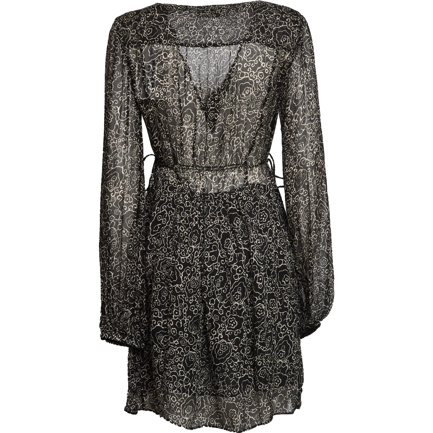 Loriena Crinkled Chiffon Dress