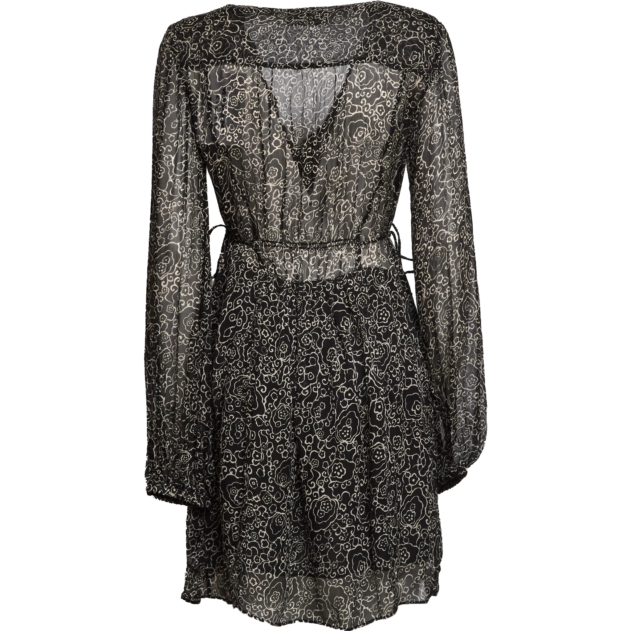 Loriena Crinkled Chiffon Dress