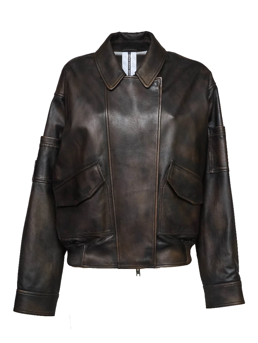 Leather Bomber