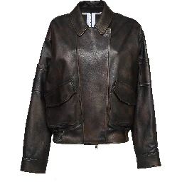 Leather Bomber