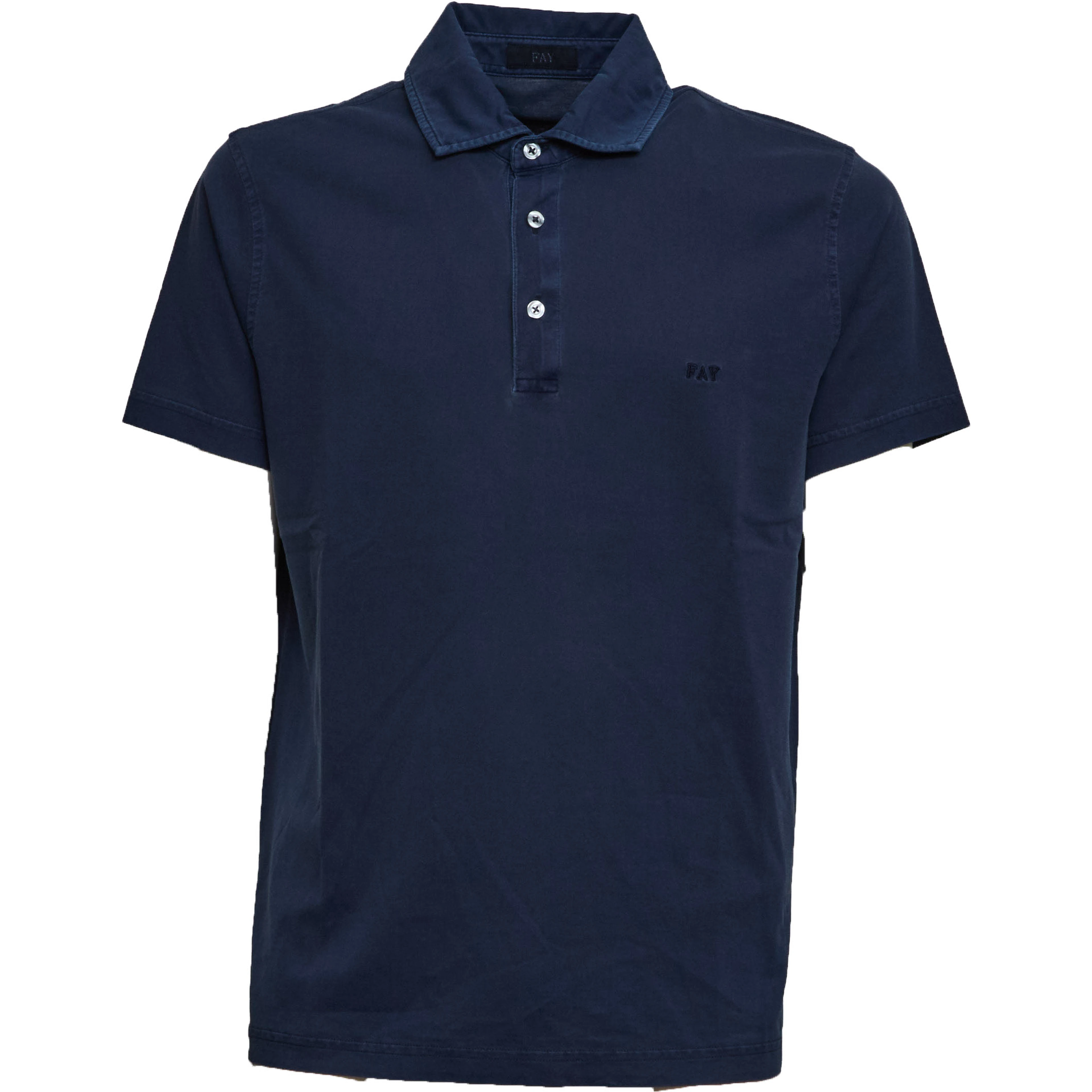 Polo In Jersey Garment Dyed