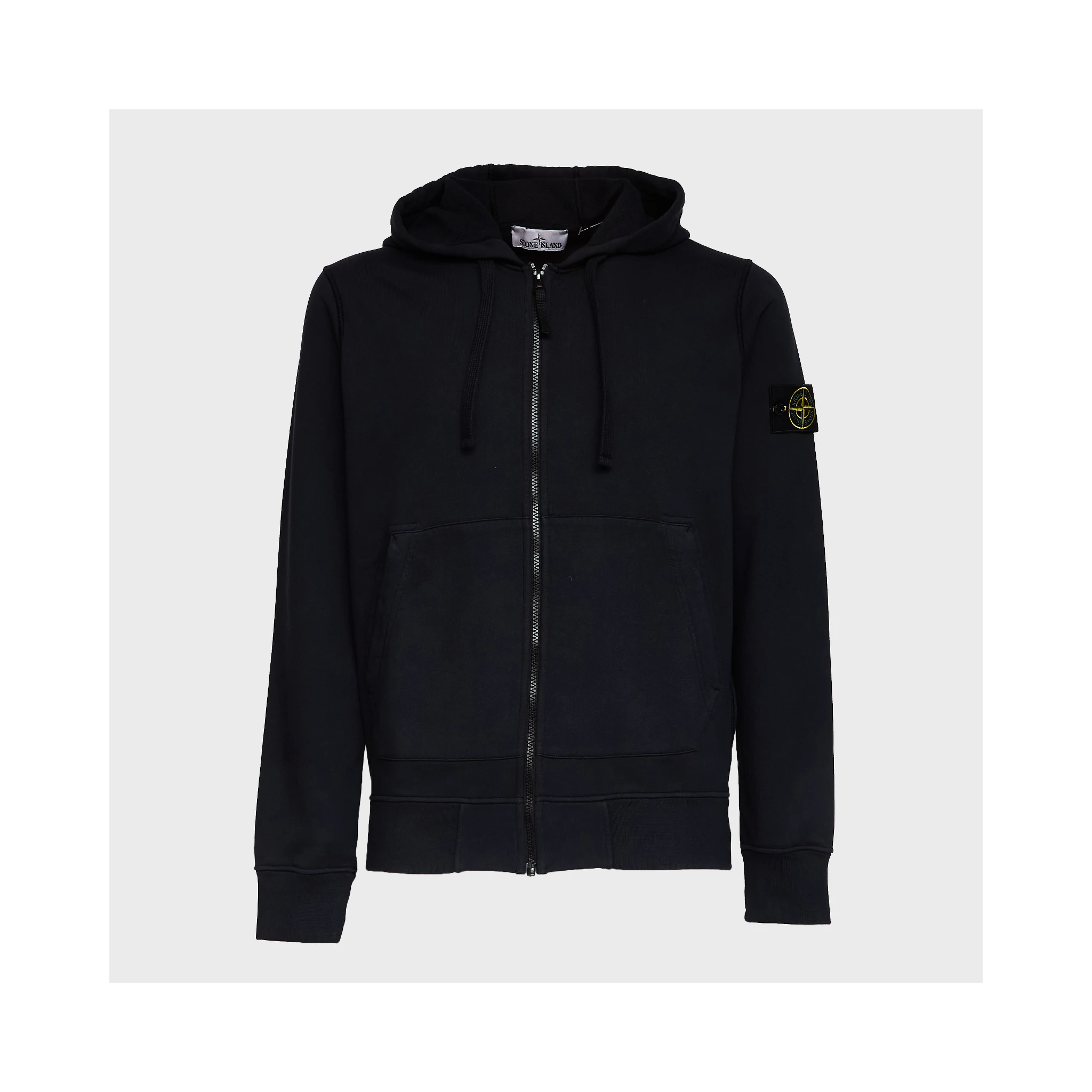Felpa Con Cappuccio, Zip Organic Cotton Fleece