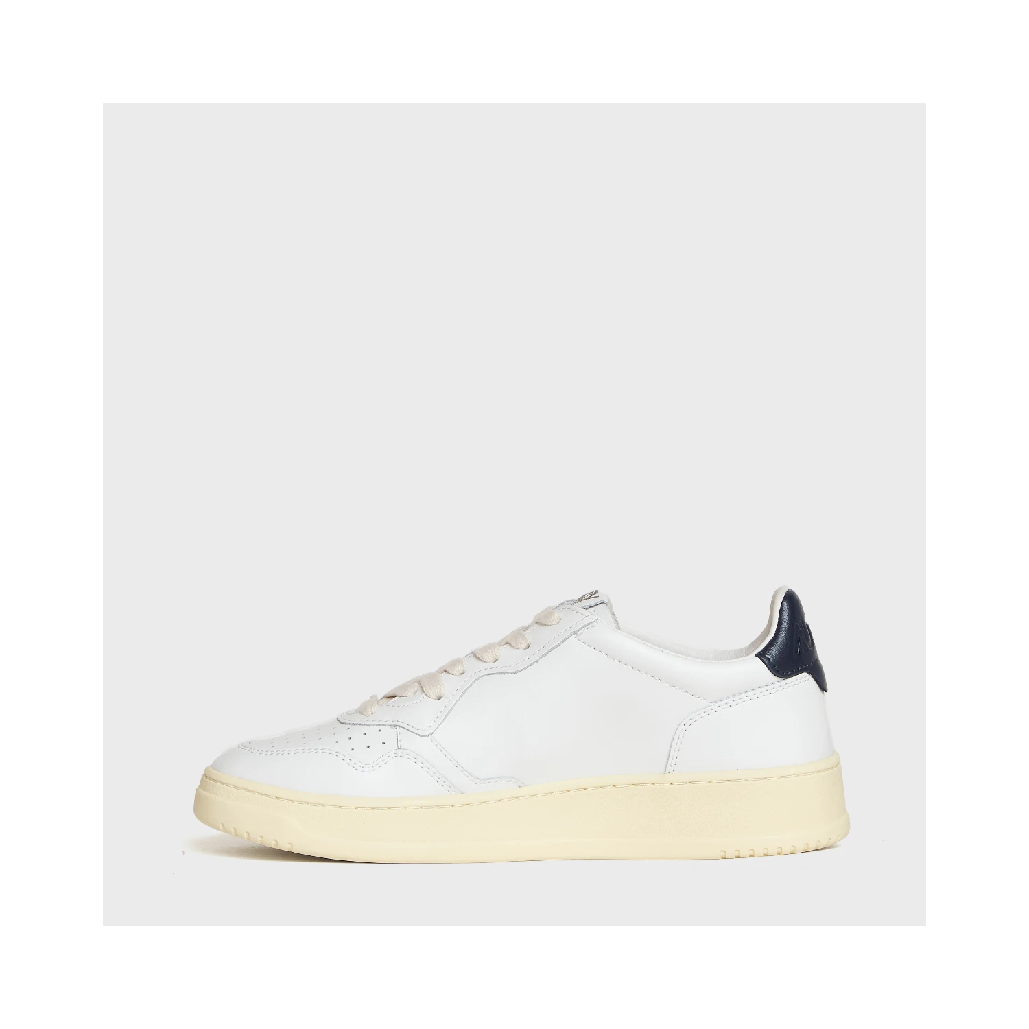 Sneakers Medalist Low In Pelle Bianca, Space