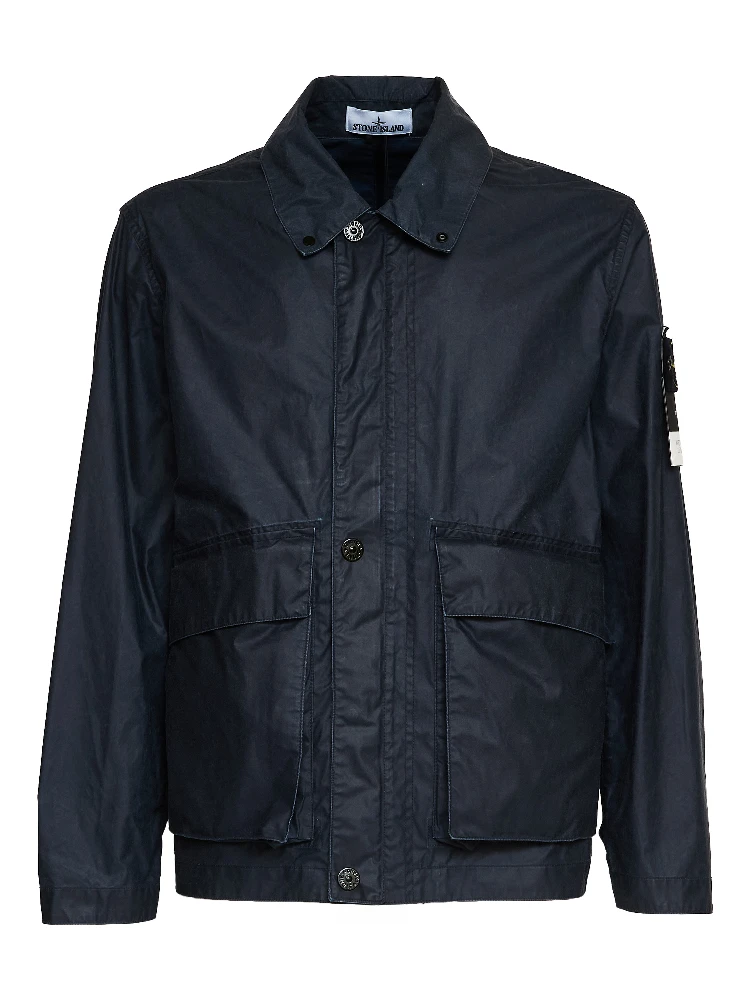 Waxed Pigment Cotton Tela Jacket
