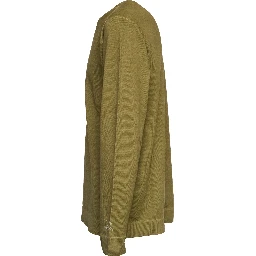 Cotton Crepe Double Crewneck Sweater