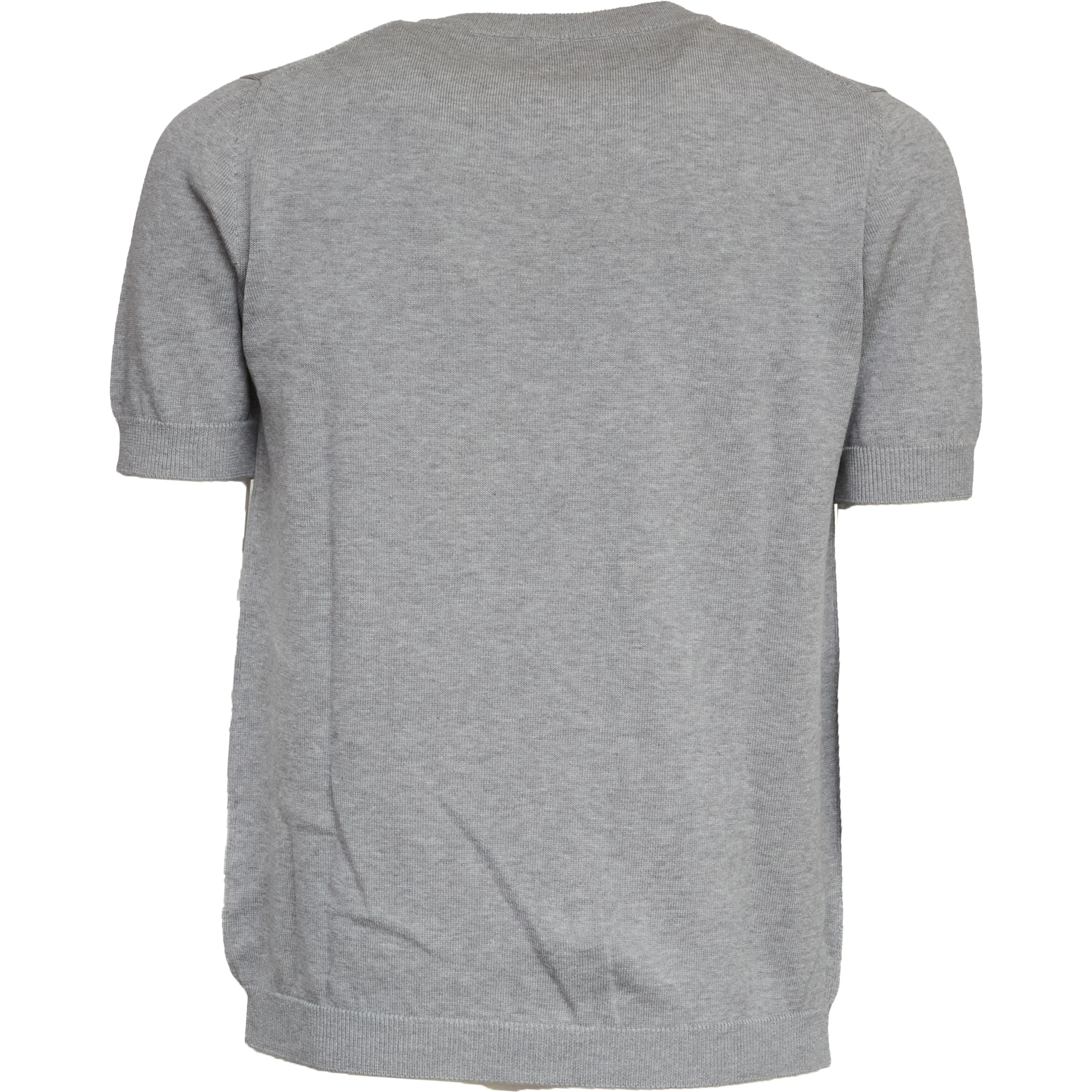 T-Shirt Americana Con Intarsio In Ciniglia