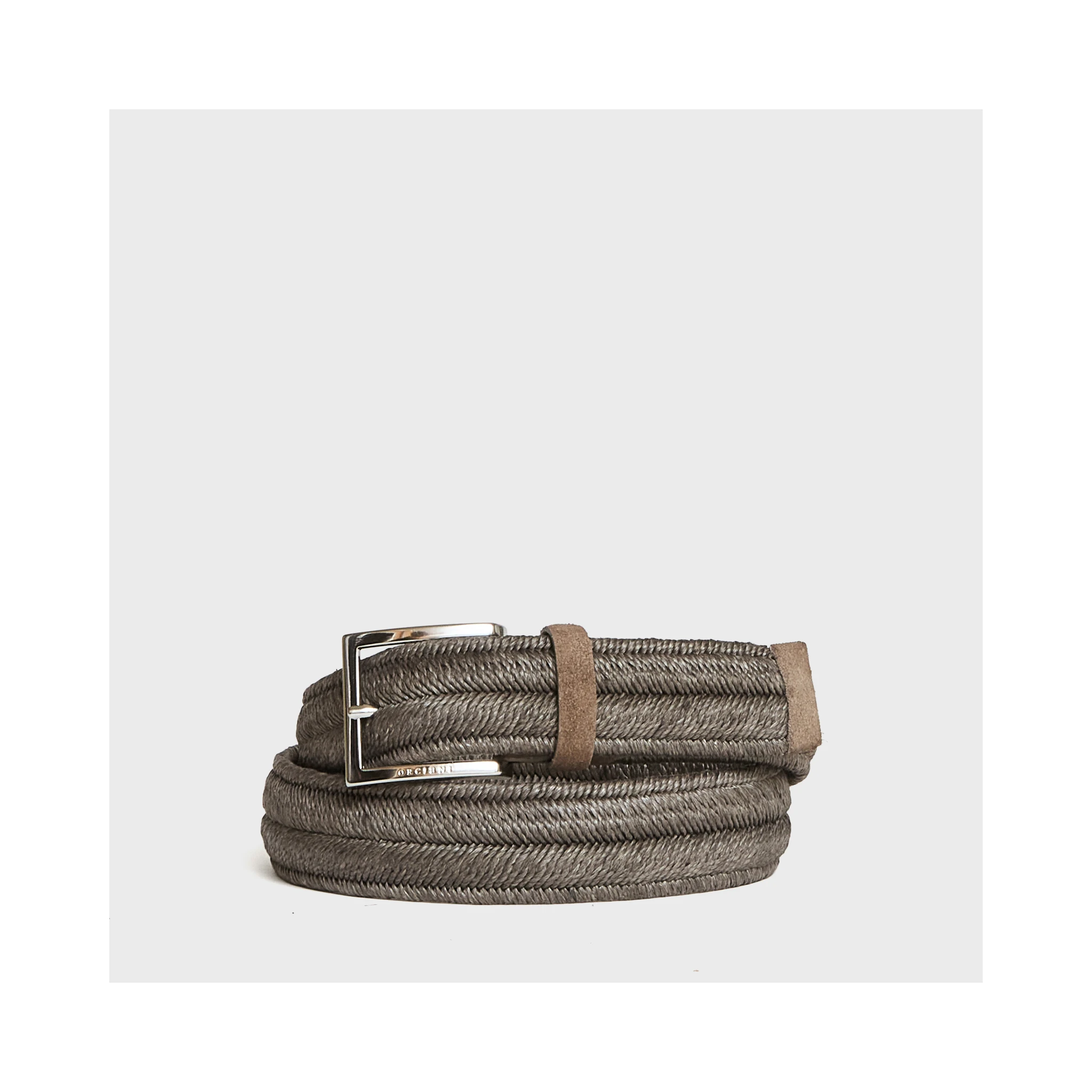 Cintura Elasticizzata Rope Elast In Lino