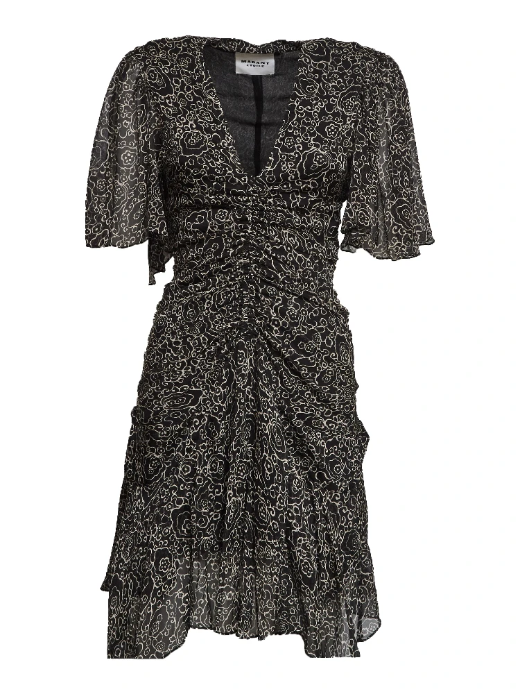 Vivienne Crinkled Chiffon Dress