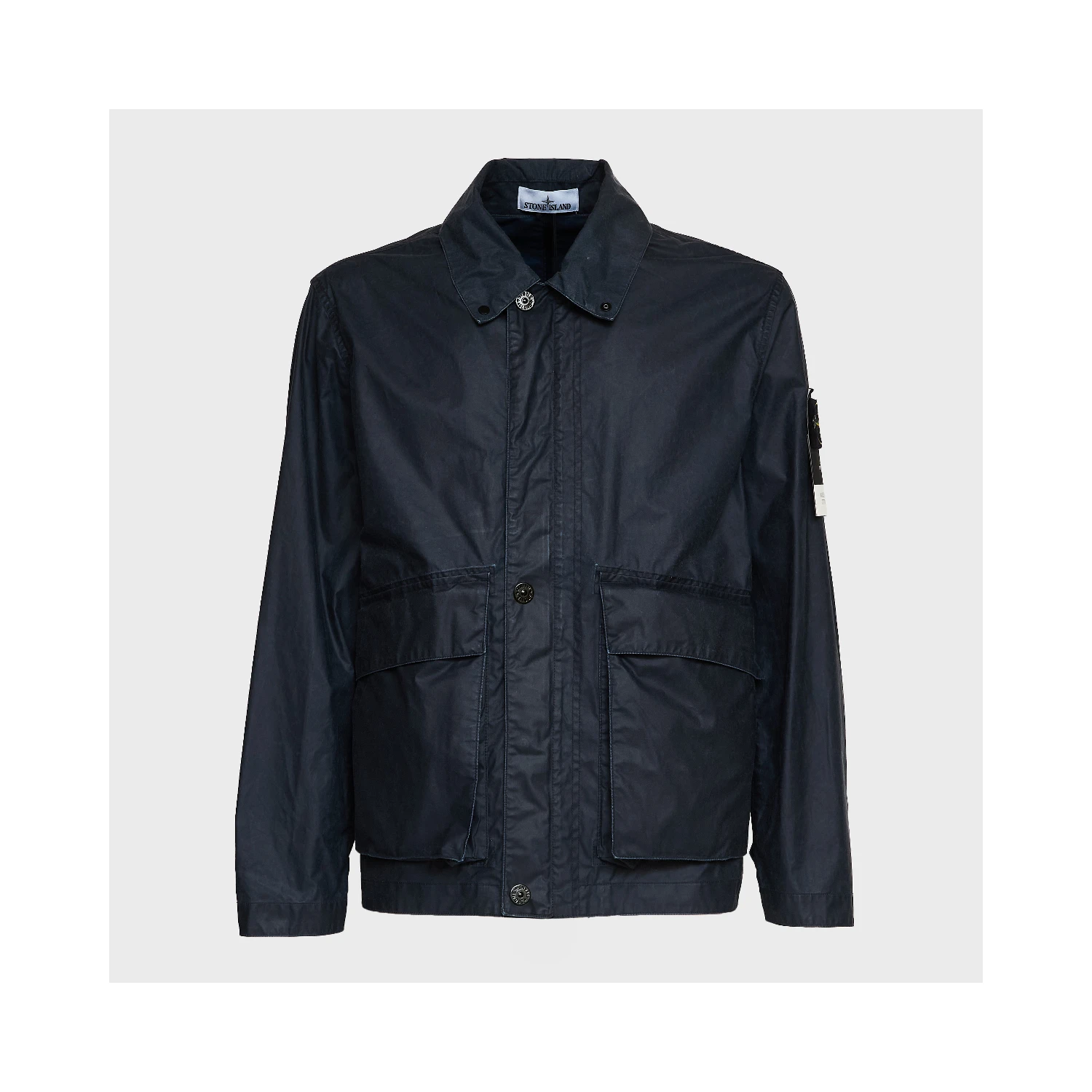 Waxed Pigment Cotton Tela Jacket