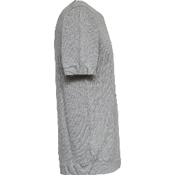 T-Shirt Americana Con Intarsio In Ciniglia