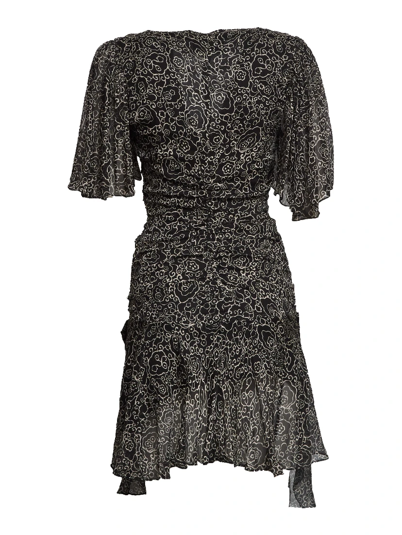 Vivienne Crinkled Chiffon Dress