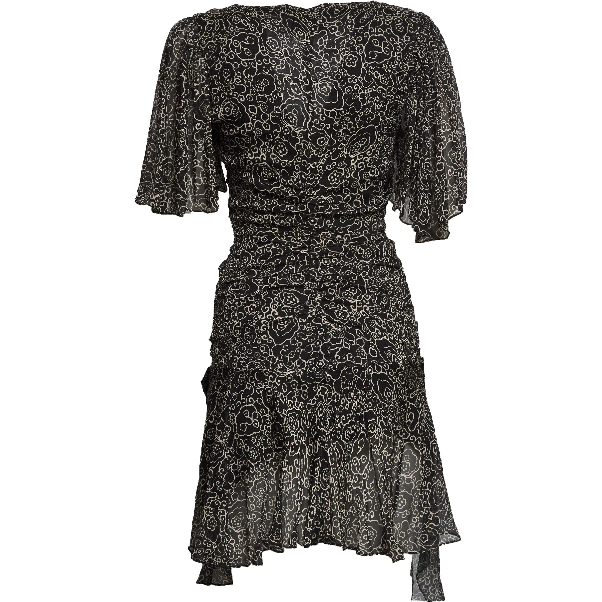 Vivienne Crinkled Chiffon Dress