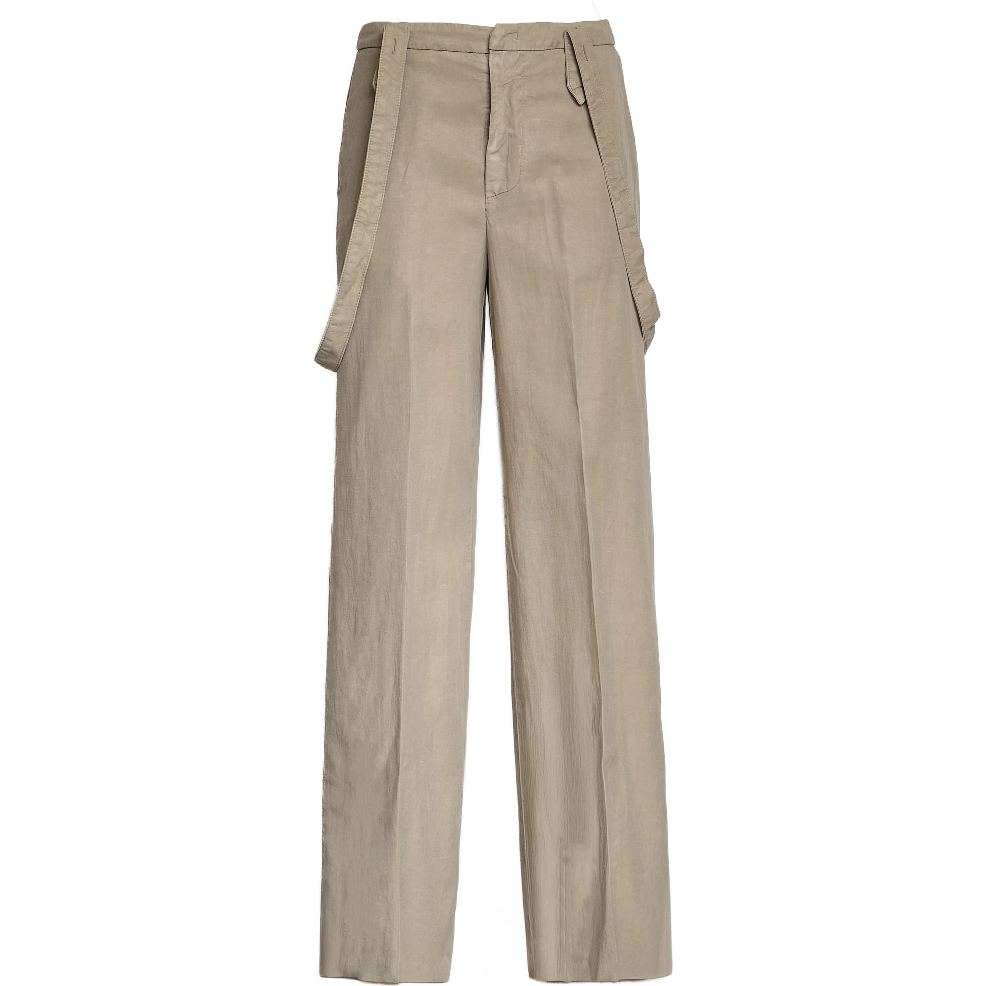 Pantaloni Tecla Wide Leg In Lino Lyocell