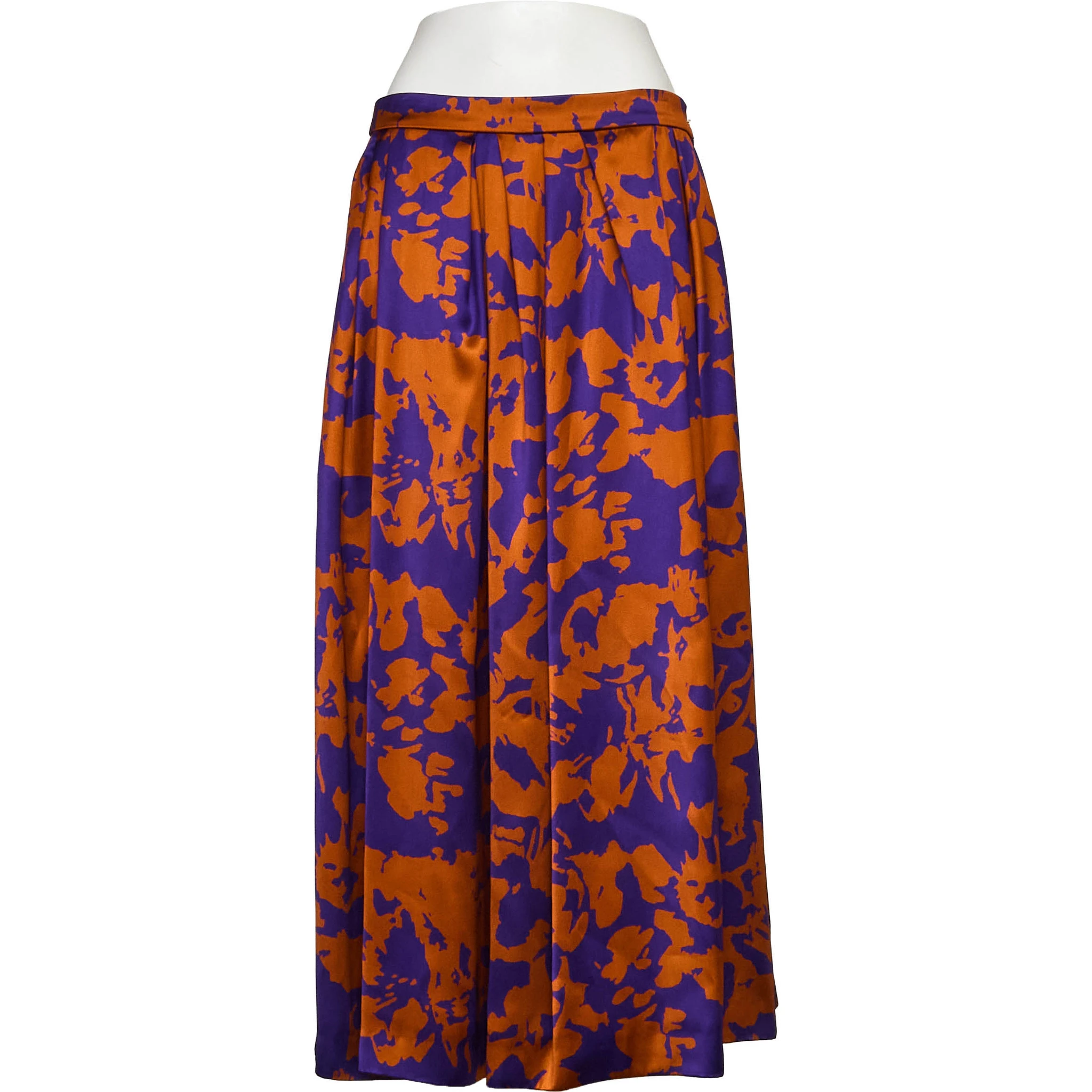 Soni Abstract Floral Print Skirt