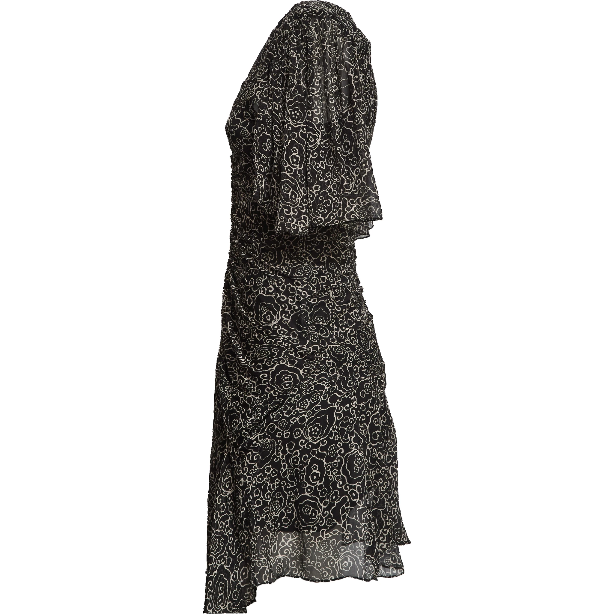 Vivienne Crinkled Chiffon Dress