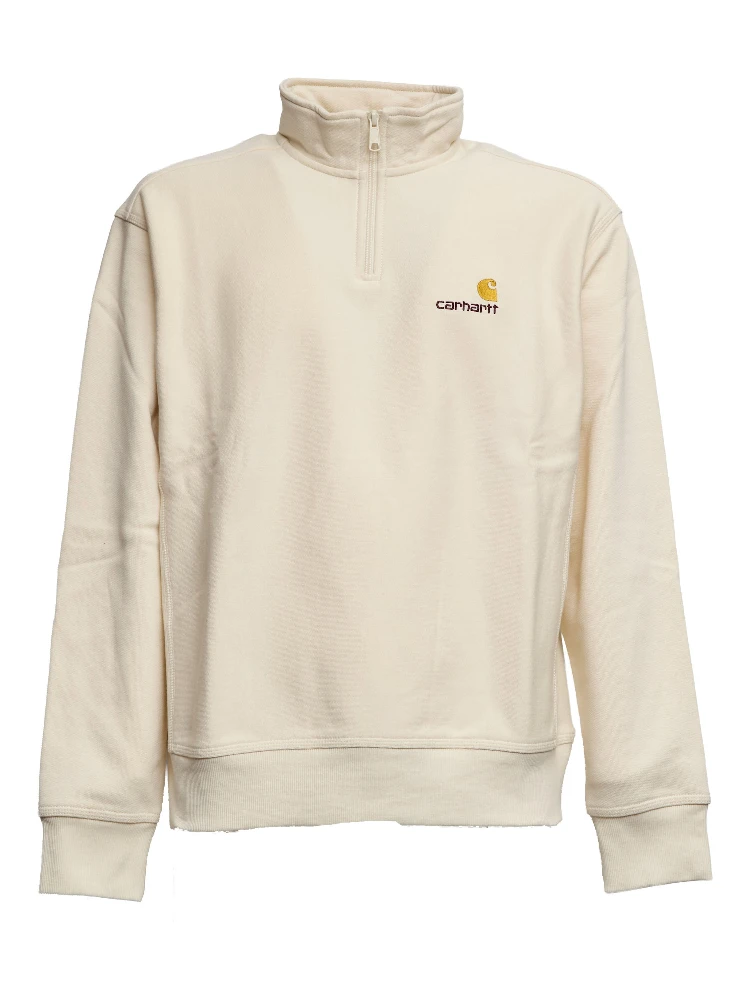 Half Zip American Script Sweatshirt