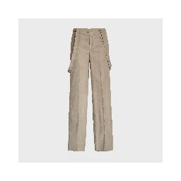 Pantaloni Tecla Wide Leg In Lino Lyocell