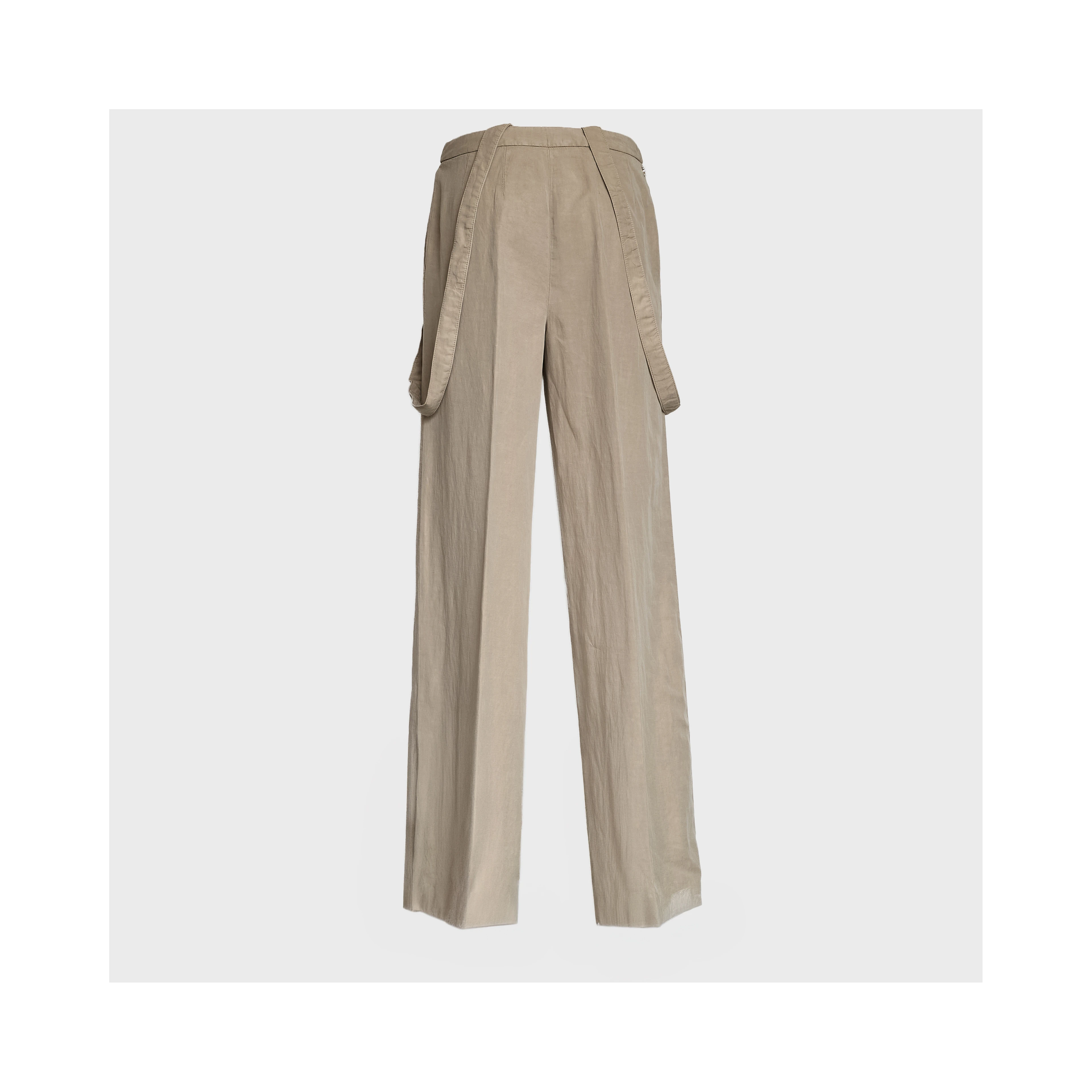 Pantaloni Tecla Wide Leg In Lino Lyocell