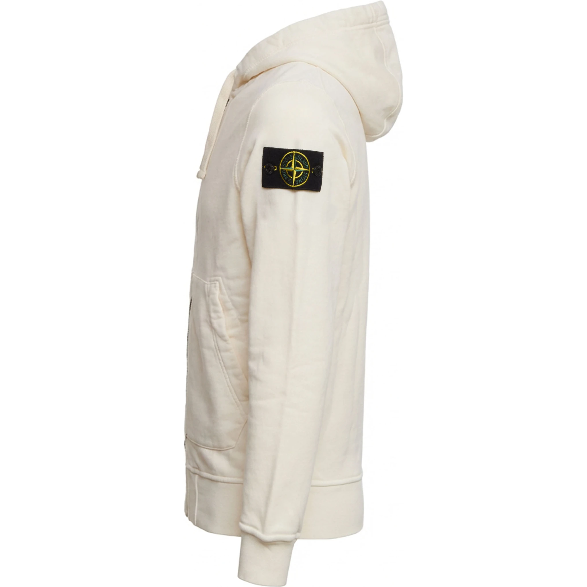 Felpa Con Cappuccio, Zip Organic Cotton Fleece