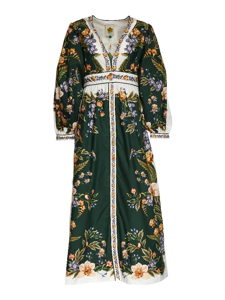 Nature Green Maxi Dress