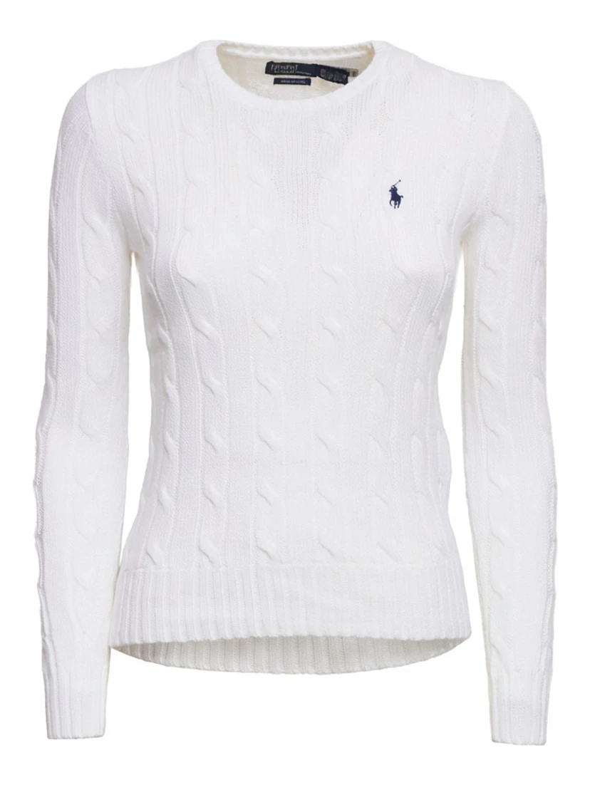 Maglia A Trecce In Pima Cotton