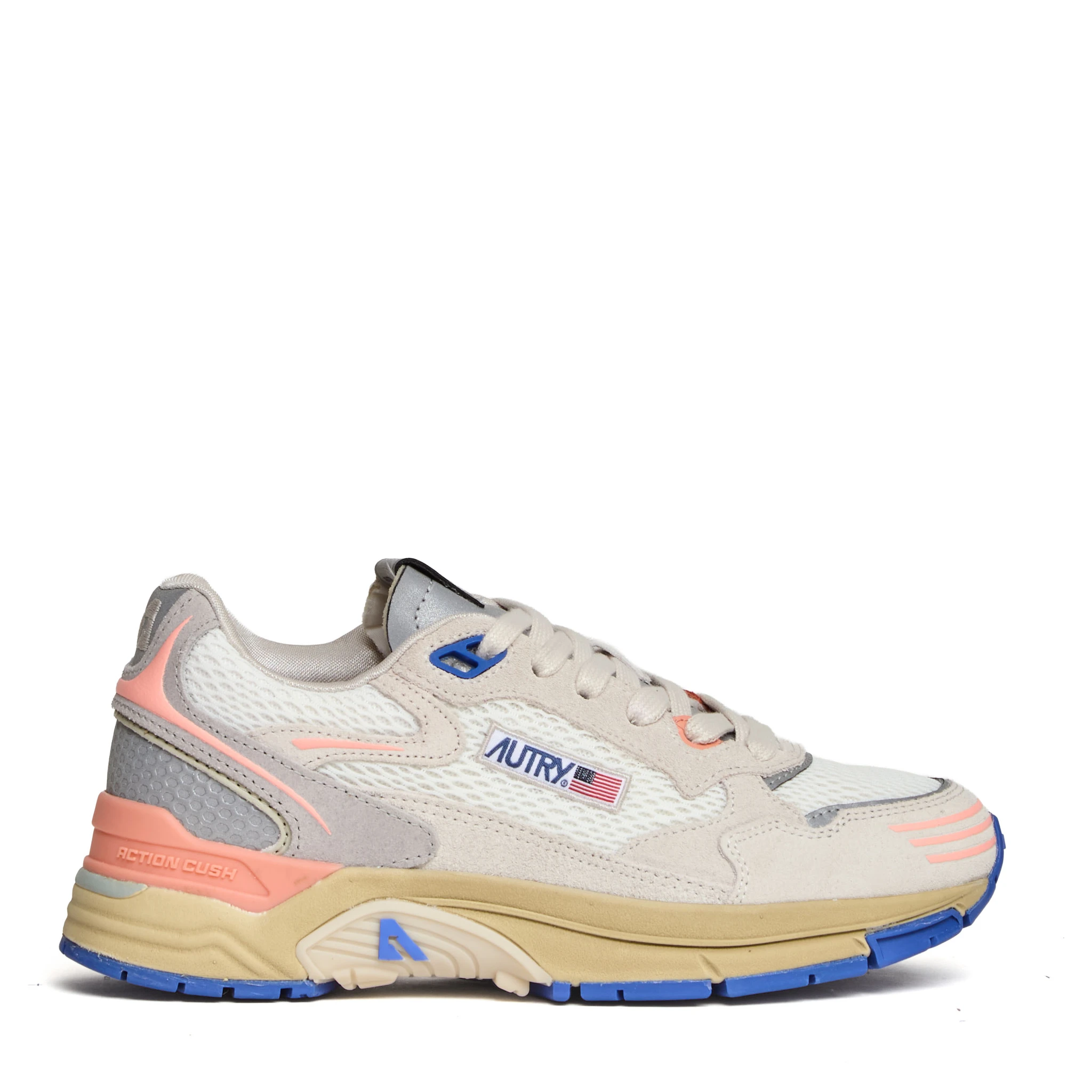 Sneakers Hyperway In Pelle Mesh, Suede