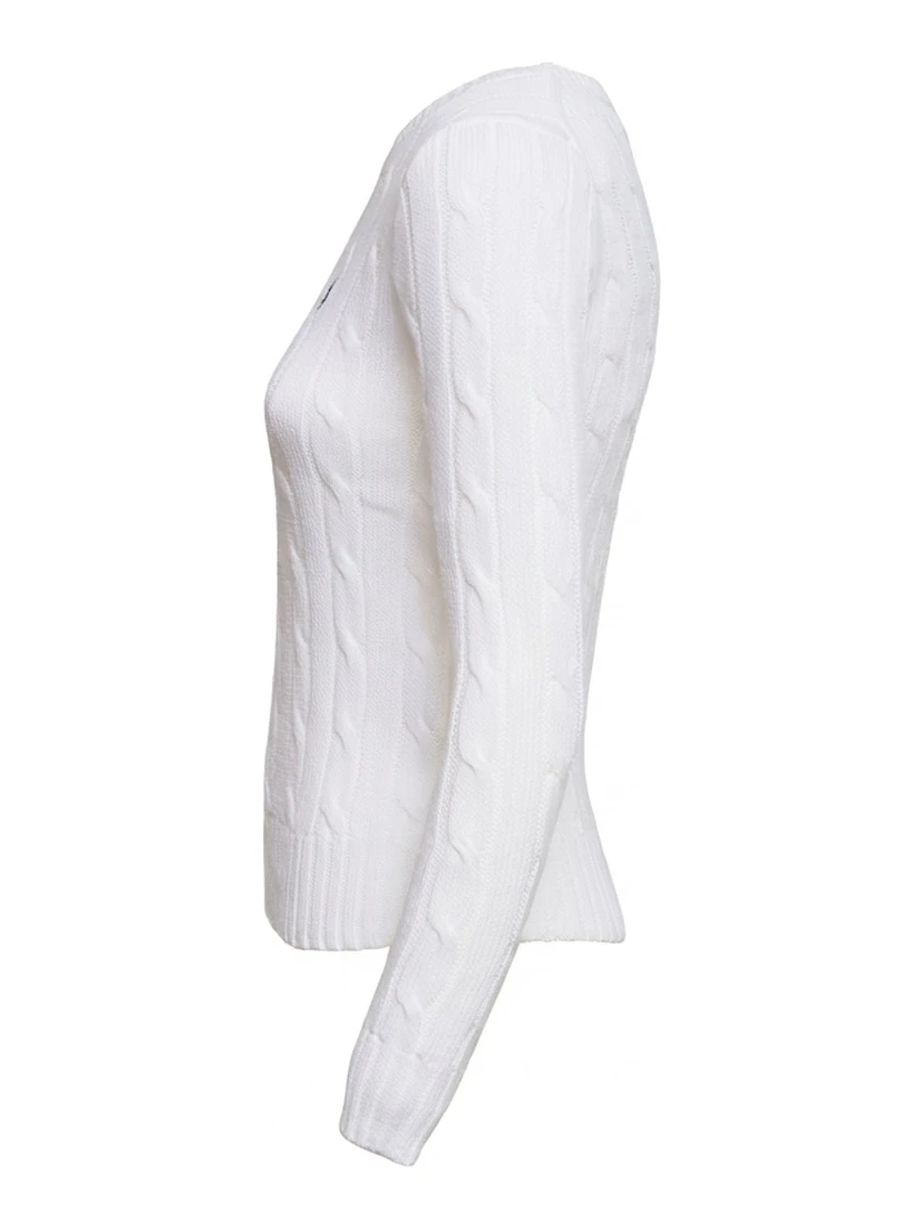 Maglia A Trecce In Pima Cotton