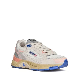 Sneakers Hyperway In Pelle Mesh, Suede