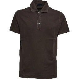 Polo In Jersey Garment Dyed