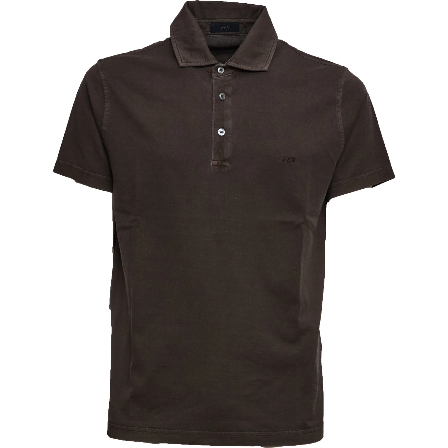 Polo In Jersey Garment Dyed