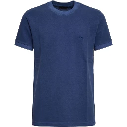 T-Shirt Piquet Tinta In Capo