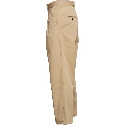 Pantalon Cropped A' Plis Coton
