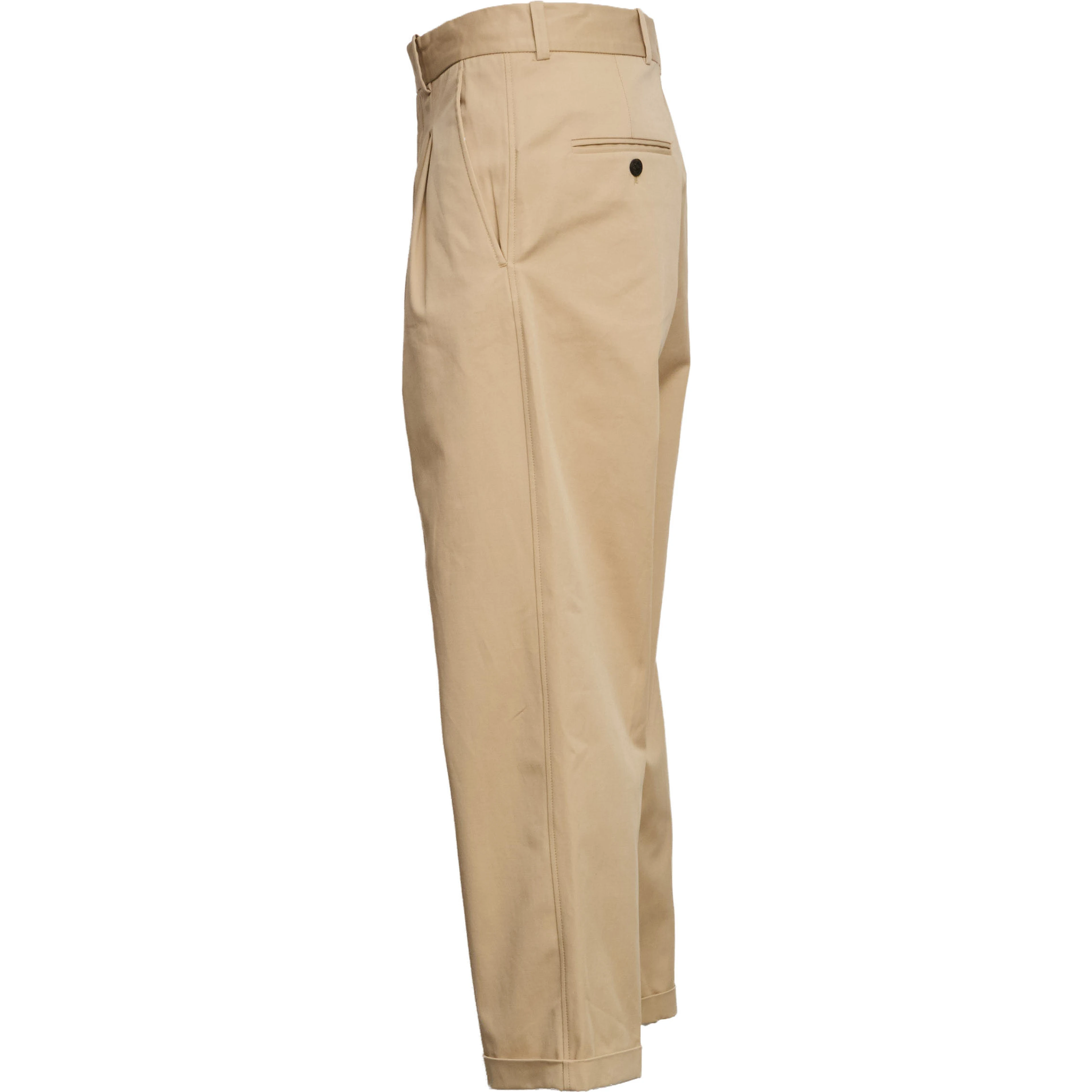 Pantalon Cropped A' Plis Coton