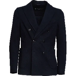 Blazer Doppiopetto In Premium Piquet