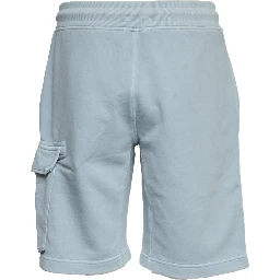 Cotton Diagonal Fleece Cargo Sweatshorts