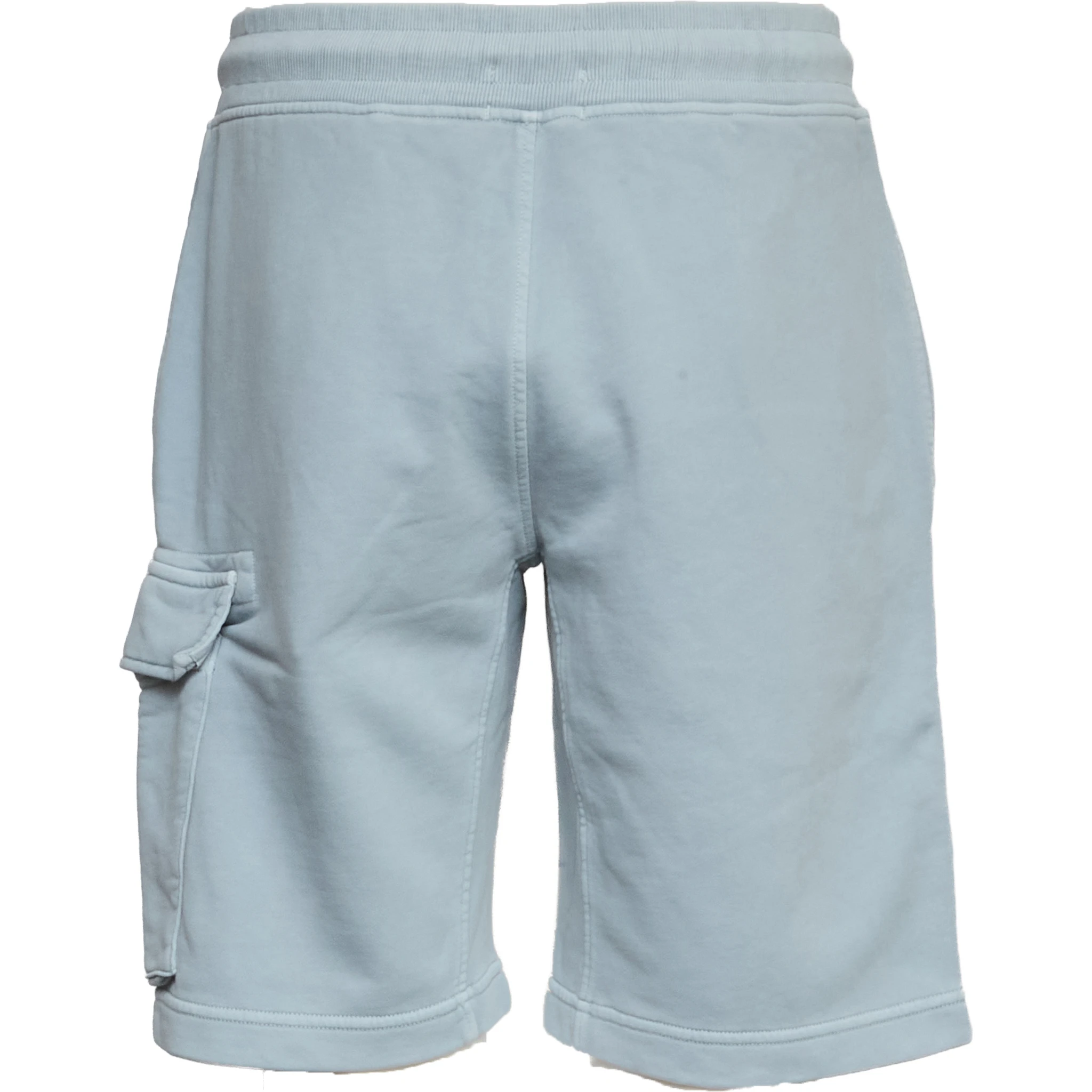 Cotton Diagonal Fleece Cargo Sweatshorts