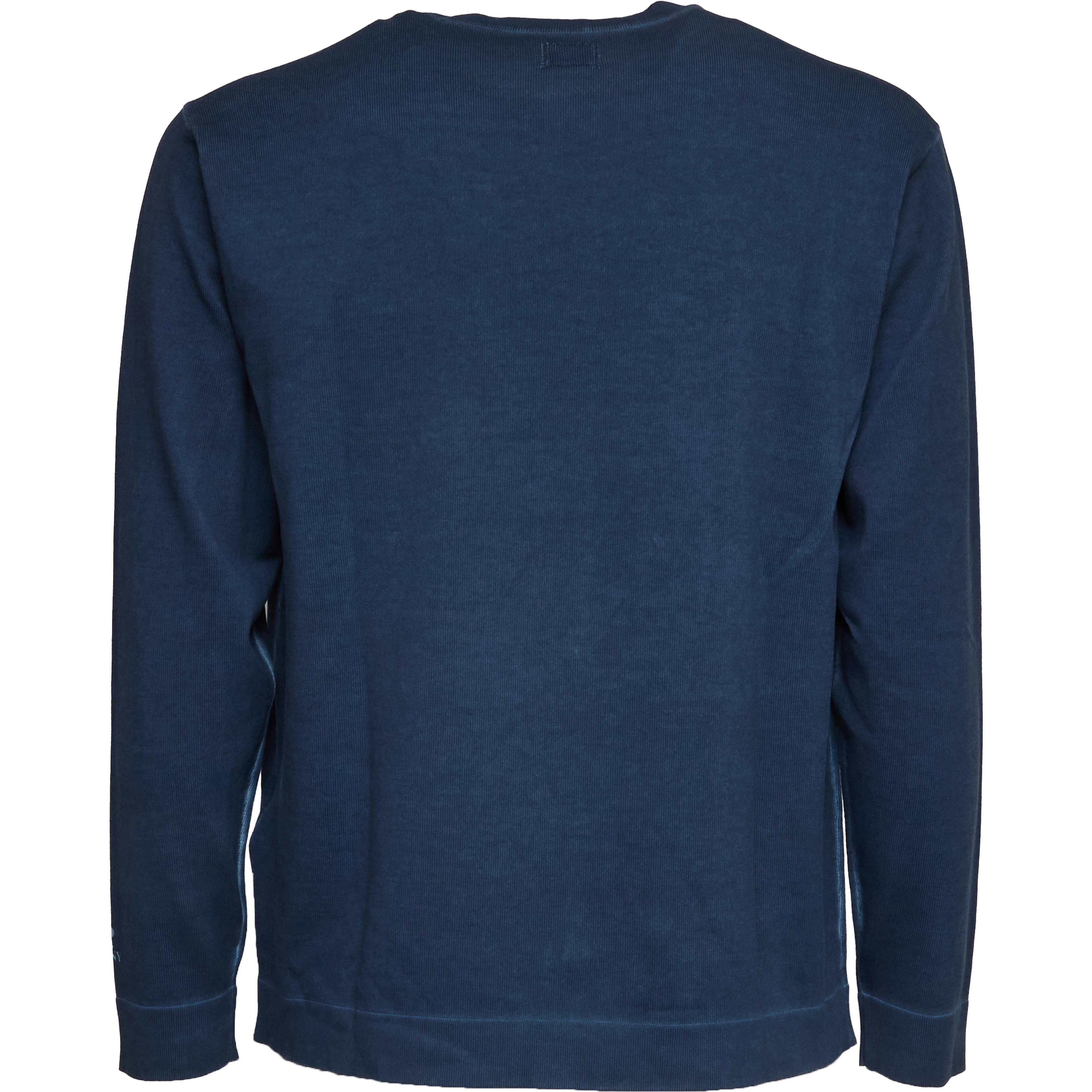 Cotton Crepe Double Crewneck Sweater