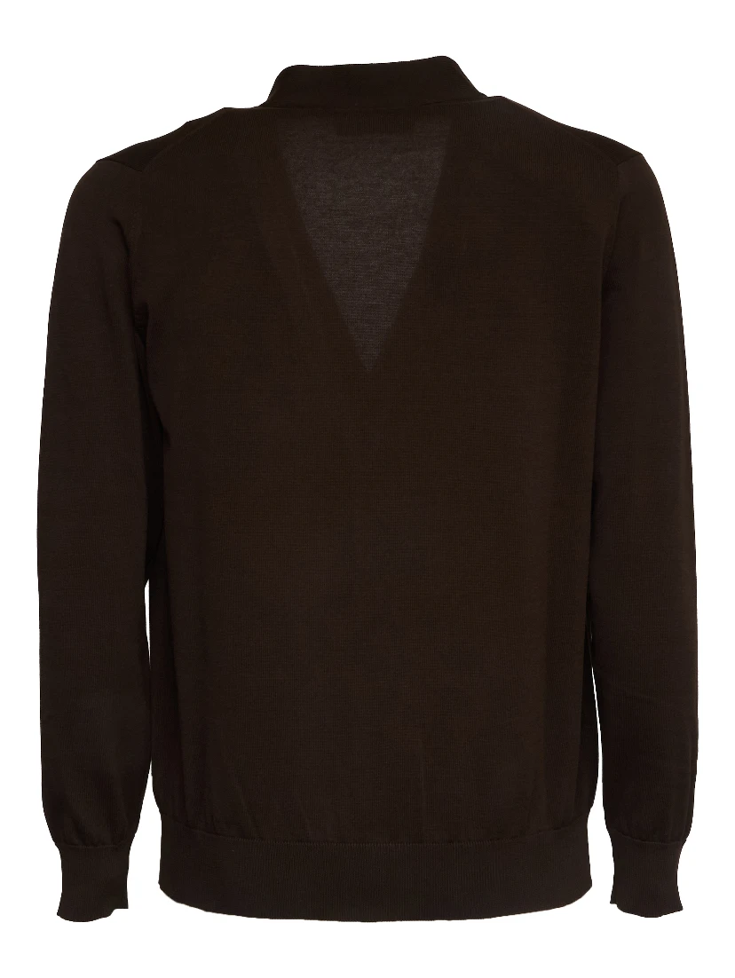 Cardigan In Crêpe Di Cotone