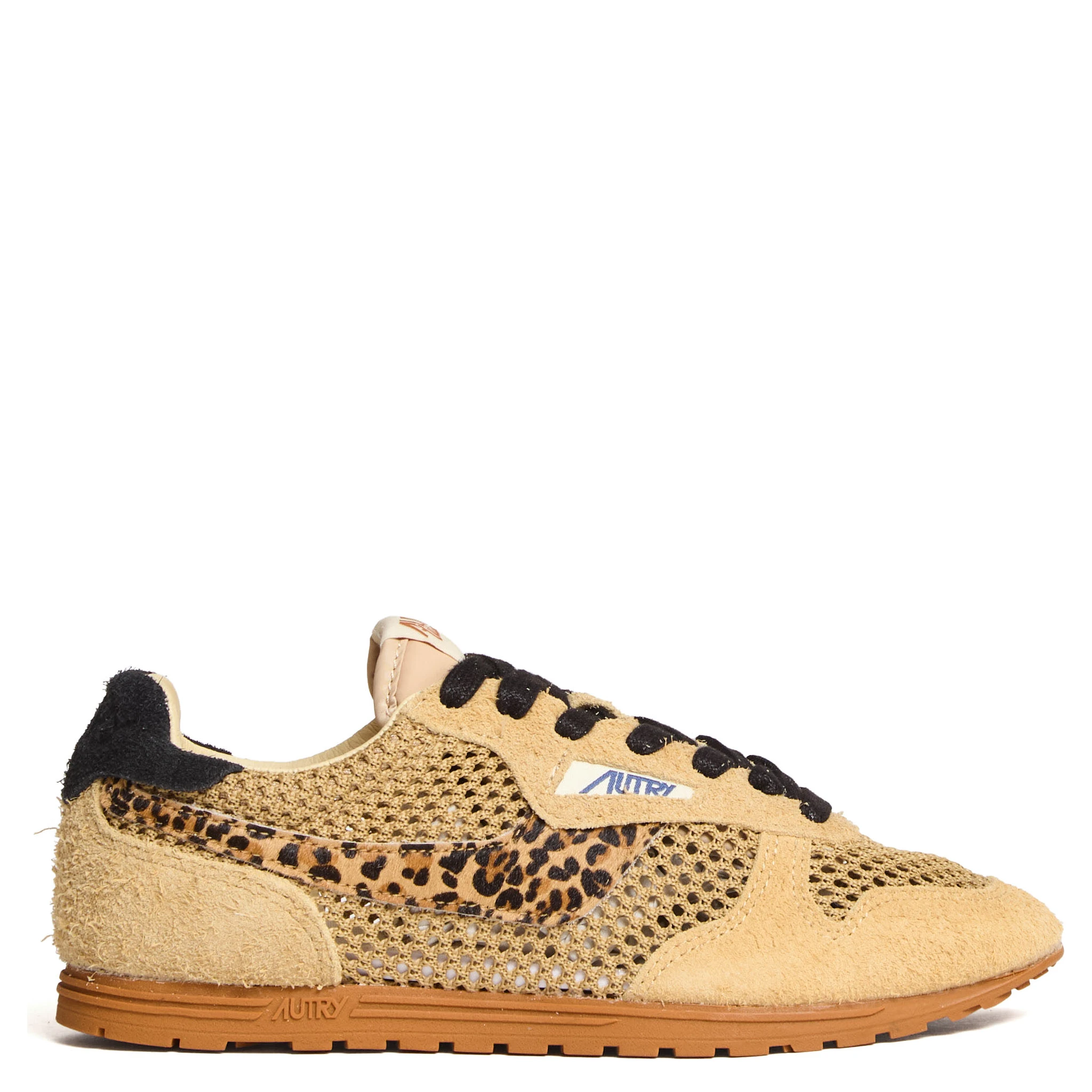 Sneakers Windspin In Suede Lavorato E Pelle